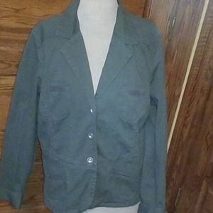 Army Green Jean Fall jacket